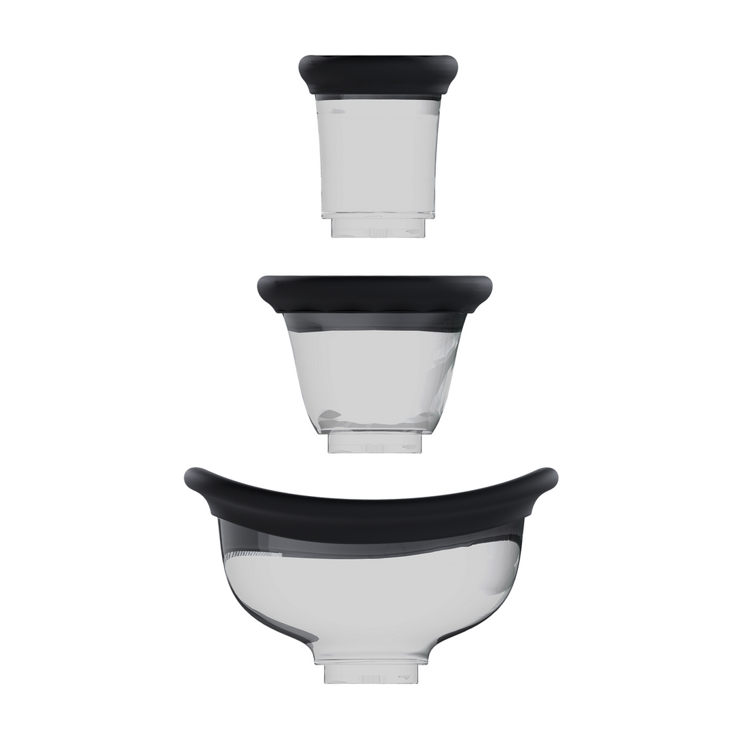 Dazzling - Oplaadbare Vulva en Borst Pomp - Zwart - Afbeelding 4