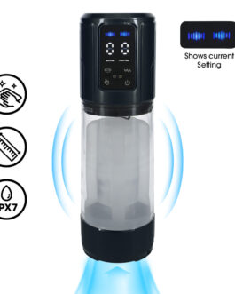 UltraLift – Automatische Waterdichte Masturbator Pomp – Gun Metal