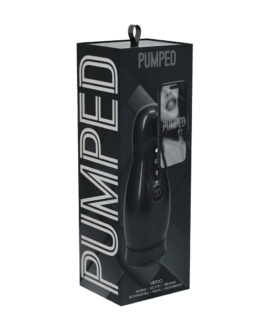 Virtuo – Suction and Vibration Masturbator Pump with Phone Attachment – Gun Metal