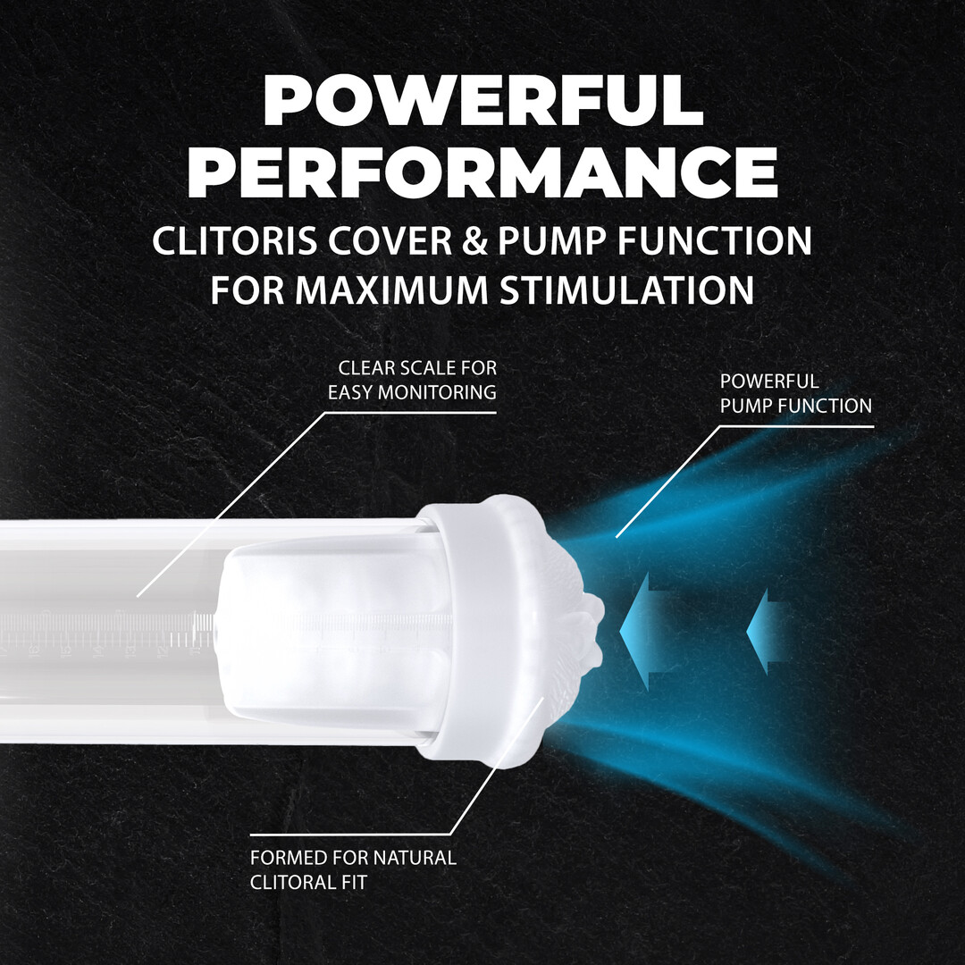 MaxLift - 6 Function Suction Masturbator Pump - Metallic Blue - Afbeelding 6