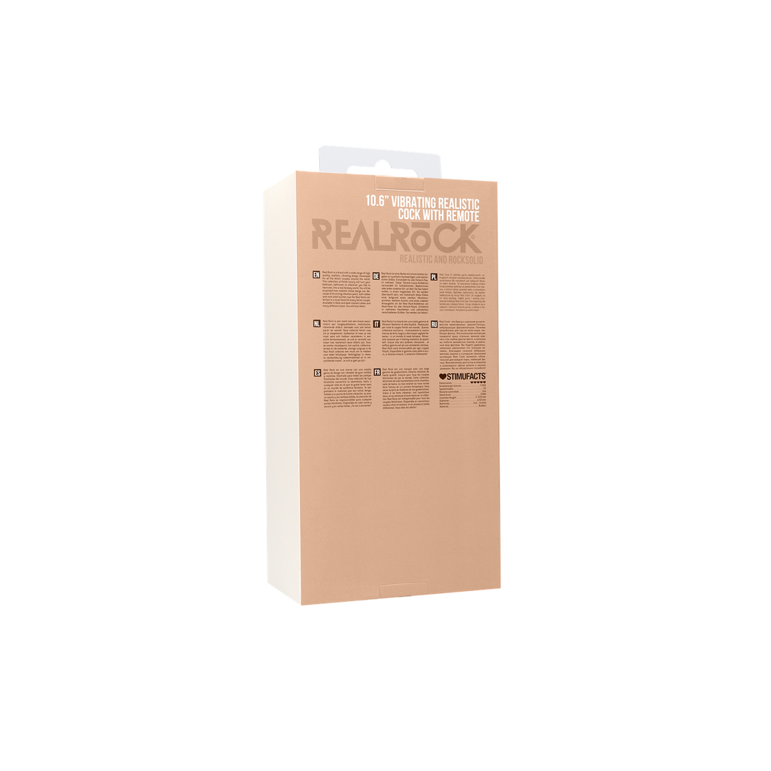 Vibrerende Realistische Cock met Scrotum - 10 / 25 cm - Afbeelding 3