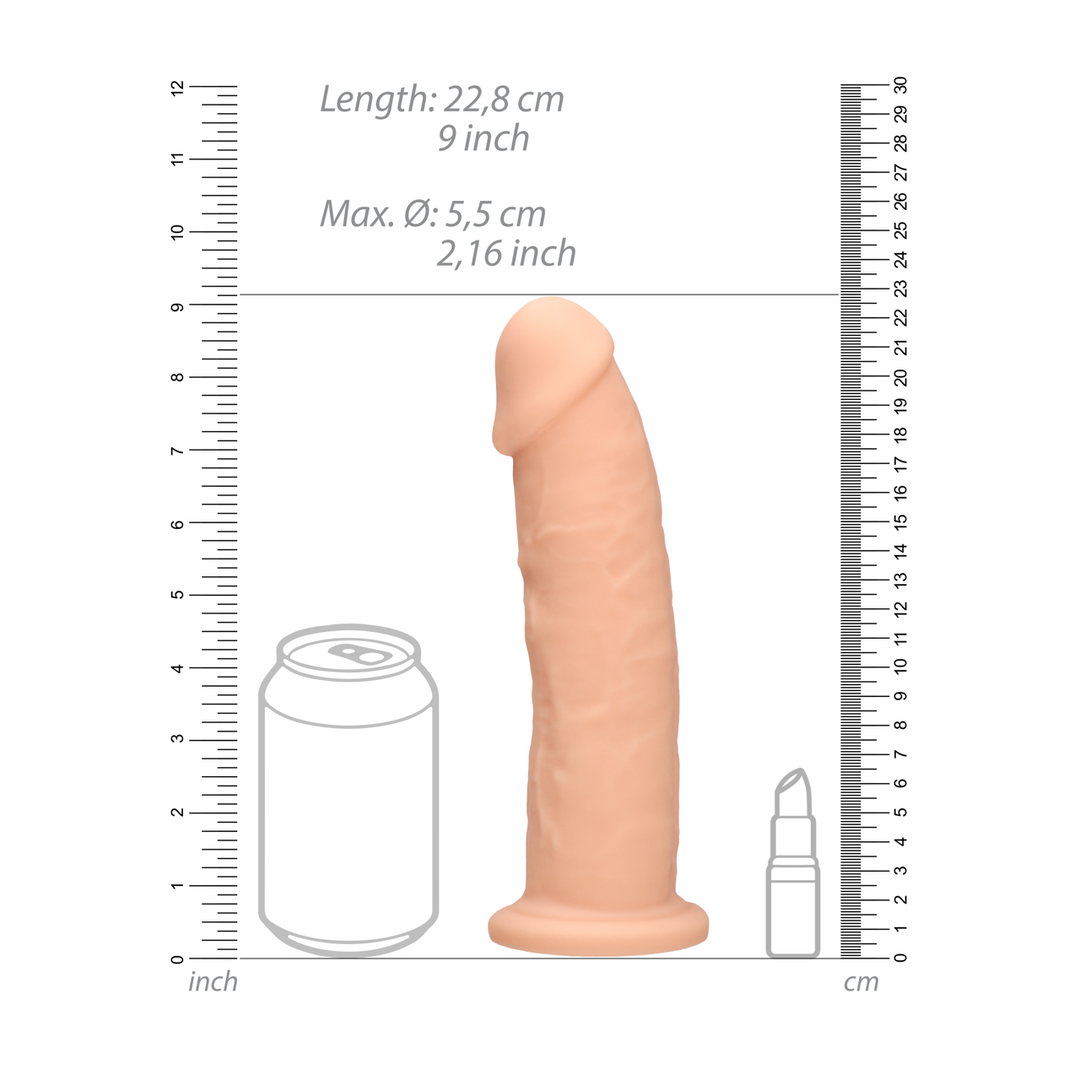 Silicone Dildo zonder Ballen - 9 / 23 cm - Afbeelding 7