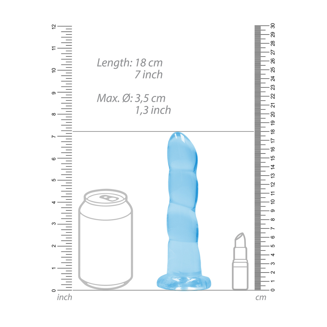 Niet-realistische dildo met zuignap - 7 / 17 cm - Afbeelding 4