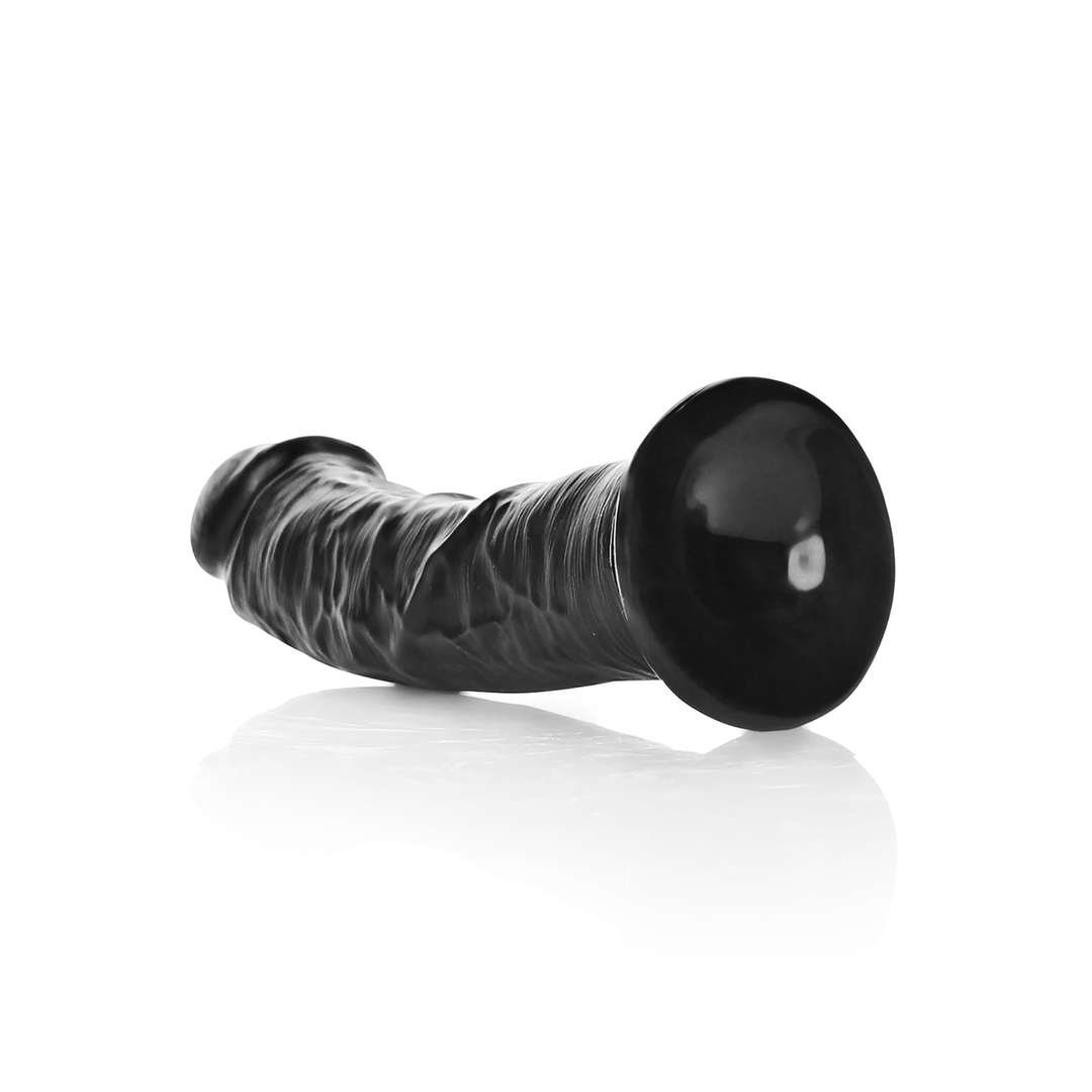 Gebogen Realistische Dildo met Zuignap - 6 / 15,5 cm - Afbeelding 5
