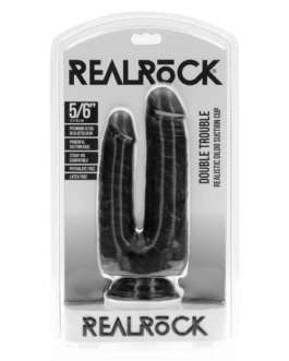 Double Trouble Dildo 5/6 – 12,7/15,2 cm – Zwart