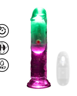LED Vibrerende Rechte Penis – 6 / 15 cm – Transparant