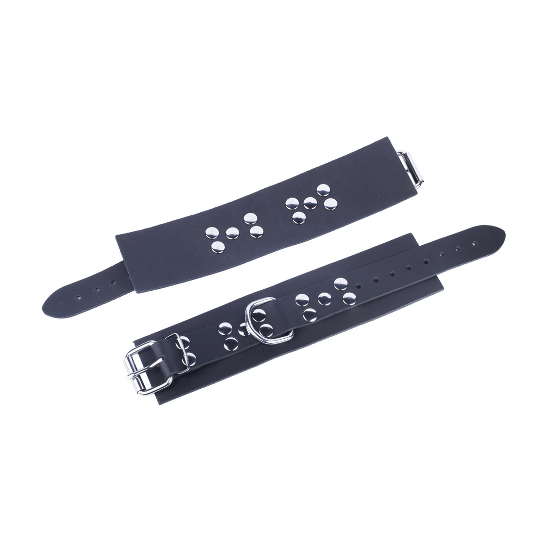 Ultra Leather Handboeien - Zwart - Afbeelding 3