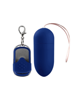 Vibrerende Ei met 10 Snelheden en Afstandsbediening – L – Blauw