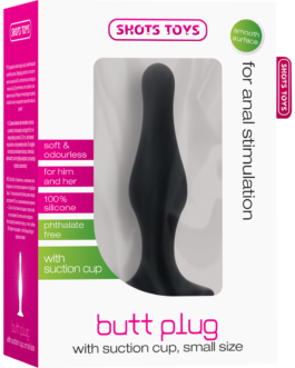 Butt Plug met Zuignap – Klein