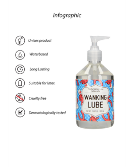 WANKING LUBE – Masturbatie Glijmiddel – 500 ml