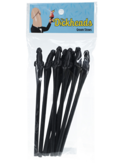 Groom Straws – Zwart