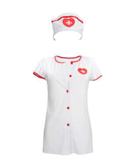 Verpleegster Kostuum – S/M – Wit