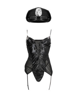 Politie Kostuum – S/M – Zwart