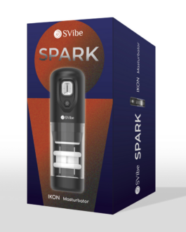 Ikon SPARK – Duwende en Draaien Masturbator – Transparant