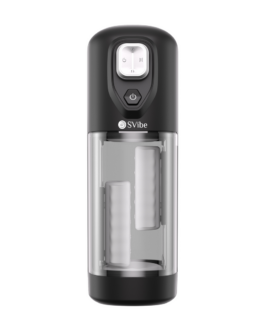 Ikon VOLT – Vibrerende Wrijvende Verwarmende Masturbator – Doorzichtig