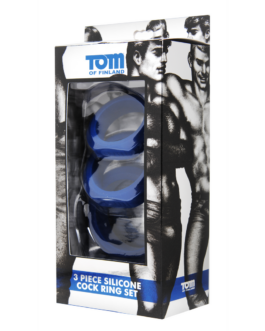 3-delige siliconen cockring set