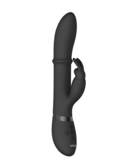 Halo – Ring Rabbit Vibrator – Zwart
