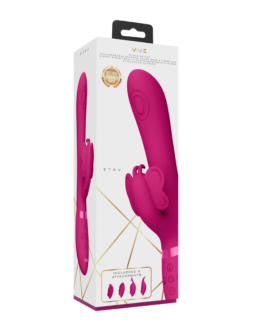Etsu – Pulse Wave G-Spot Rabbit Clitoral Stimulator – Roze