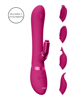 Etsu – Pulse Wave G-Spot Rabbit Clitoral Stimulator – Roze