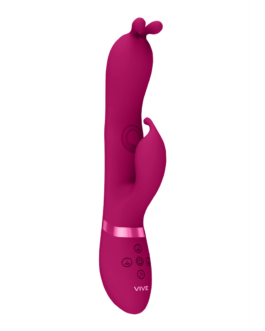 Gada – Vibrerende Bunny Ear G-Spot Rabbit met Pulse Wave Shaft