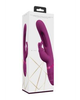 Mika – Triple Motor – Vibrerende Rabbit met Innovatieve G-Spot Flapper Stimulator – Roze