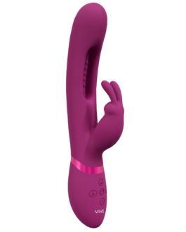 Mika – Triple Motor – Vibrerende Rabbit met Innovatieve G-Spot Flapper Stimulator – Roze