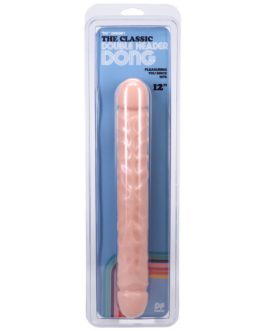 Jr. Veined Double Header – Dildo met Double Ends – 12 / 30 cm