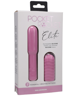 Elite – Mini Vibrator met Verwisselbare Bevestiging – 4 / 10 cm