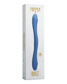 Duet – Double Ended Vibrator met Draadloze Afstandsbediening – Periwinkle