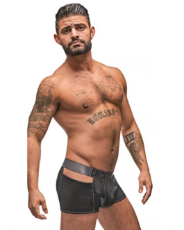 Cutout Shorts – S – Zwart