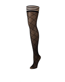 Anna – Thigh High – A – Zwart