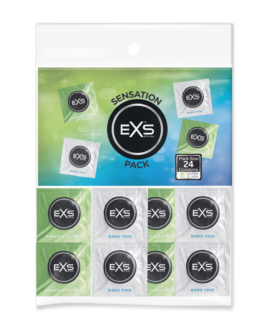 EXS Sensation Pack – Condooms – 24 Stuks