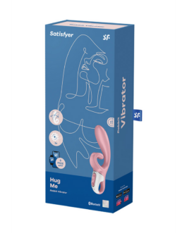 Hug Me – Rabbit Vibrator met Tongue Tip voor Clitoris Stimulatie – Roze