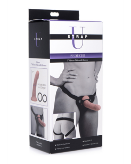 Seducer – Siliconen Dildo met Harness – 7 / 18 cm