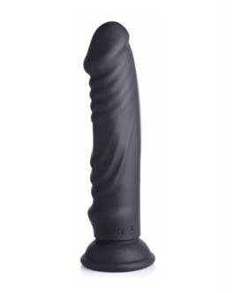 Vibrerende en E-Stim Siliconen Dildo + Afstandsbediening