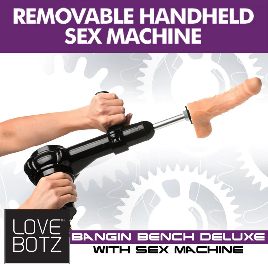 Deluxe Bangin' Bench met Sex Machine - Zwart - Afbeelding 4