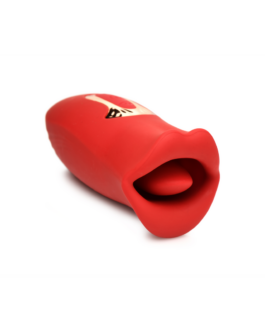 Kiss and Tell – Silicone Kissing en Vibrerende Clitorisstimulator – Rood