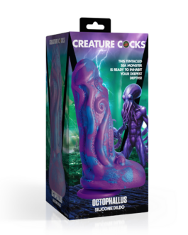 Octophallus – Siliconen Dildo – Paars/Blauw