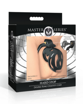 Hard Stop – Dubbele Ring Kastele Cage – Zwart