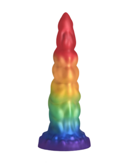 Magic Rider – Eenhoorn Silicone Dildo – Regenboog
