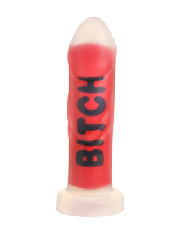BITCH – Siliconen Dildo – Rood