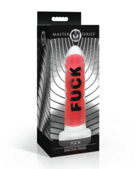 FUCK – Siliconen Dildo – Rood