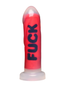 FUCK – Siliconen Dildo – Rood