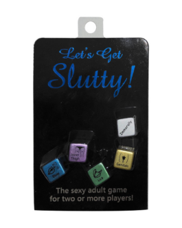 Laten we Ondeugend Worden! Metallic Set van Voorbereidingsdobbelstenen