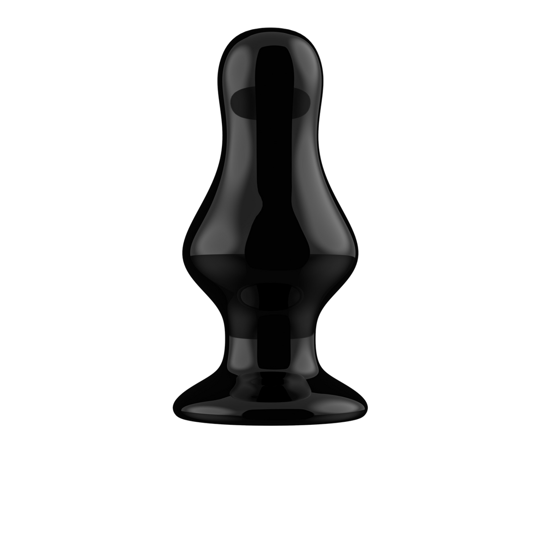 Missy - Vibrerende Glazen Butt Plug met Zuignap - Afbeelding 5