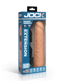 Verlengstukken – Vibrerende Realistische Penisverlenging met Afstandsbediening – Licht