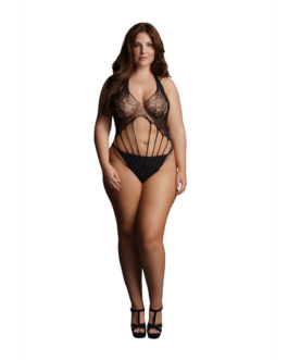 Strappy Lace Teddy – Plus Size