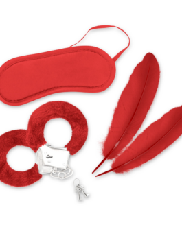 Lover’s Dream – 4-delige Bondage Kit voor Beginners – Rood