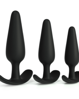 Tic Tac Toe – Anale Plug Trainingsset – Zwart