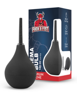 Enema Bol – Anale Peer – 160 ml – Zwart